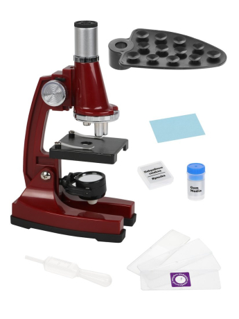 Микроскоп, 450х, 3 объектива, держатель для смартфона