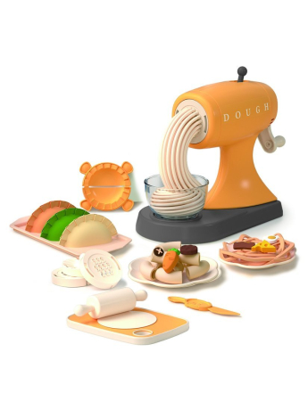 Набор для лепки «Машинка для пасты», тесто 8 цветов, 225 г, машинка, 15 аксессуаров