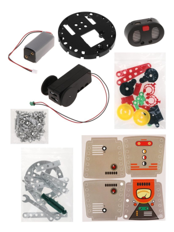 Роботехника. Забавный робот с датчиком препятствий