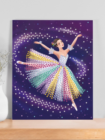 Набор д/творч. Алмазная мозаика "Балерина", 17*21см
