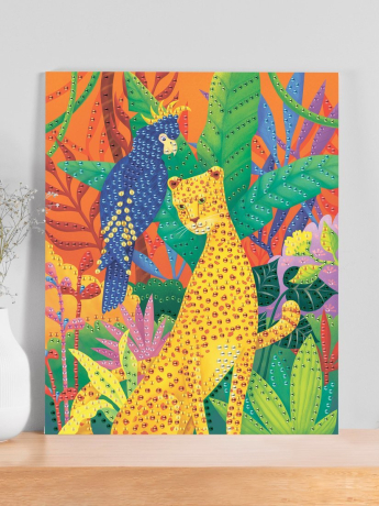 Набор д/творч. Алмазная мозаика "Гепард", 17*21см