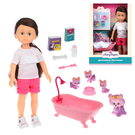 Кукла Николь "Домашние питомцы", щенки