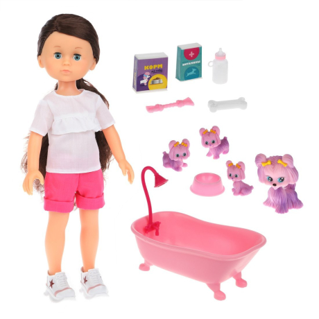 Кукла Николь "Домашние питомцы", щенки