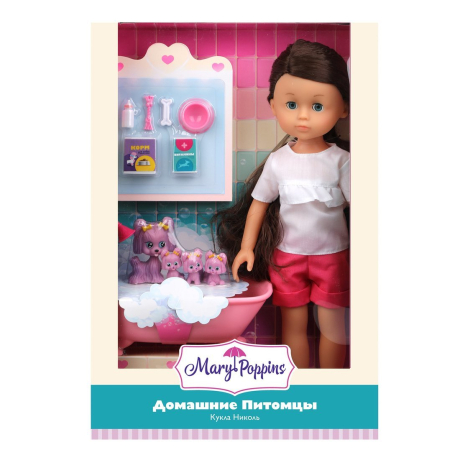 Кукла Николь "Домашние питомцы", щенки