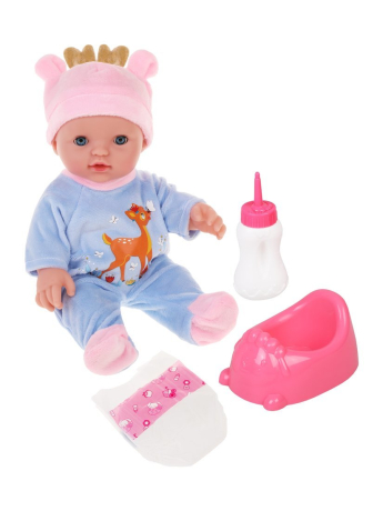 Пупс функциональный, озвуч. "Позаботься обо мне" 30см, Бэмби.