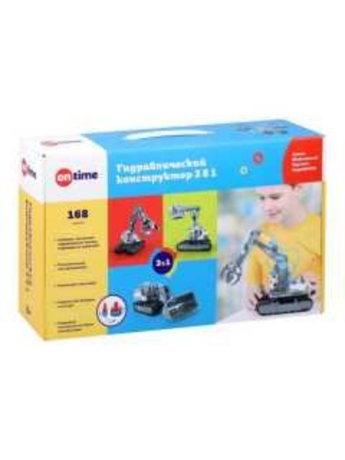 ДЕФЕКТ УПАКОВКИ Гидравлический конструктор 3в1: бульдозер, грейферный ковш, автовышка