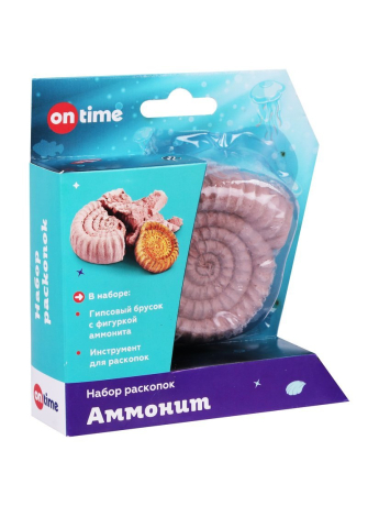 Игрушка ТМ ON TIME "Набор раскопок аммонит"
