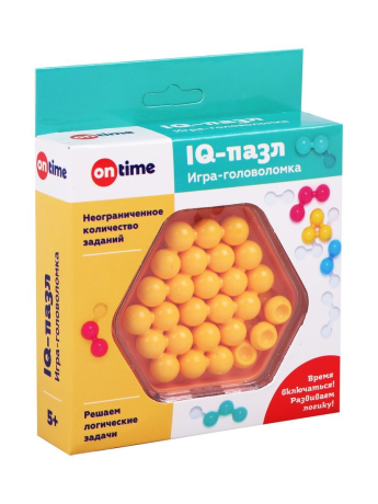 Игра головоломка "IQ пазл" Цвет желтый