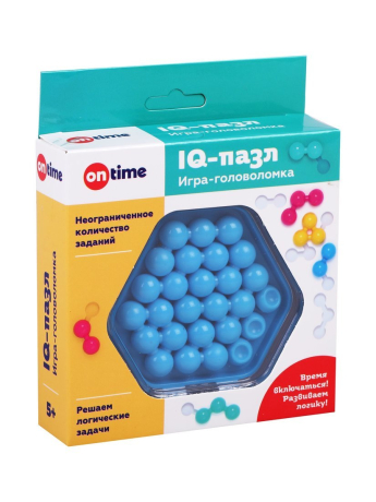 Игра головоломка "IQ пазл"  Цвет синий