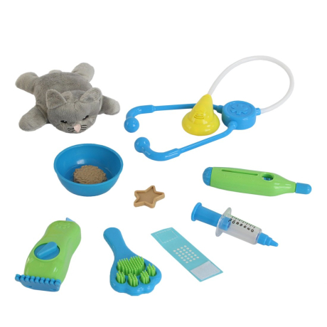 Набор ветеринара "Вылечи меня" с котенком