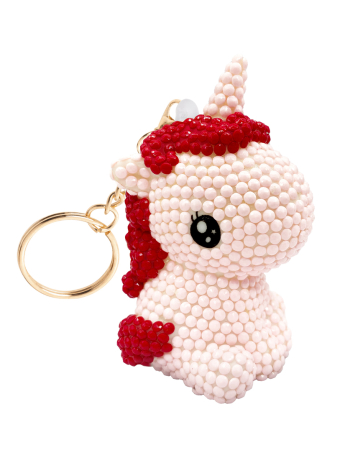 Брелок DIY алмазная мозаика. Единорог