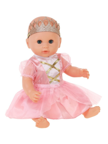 Одежда для кукол 38-43см, платье и повязка "Принцесса"