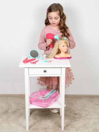 Парикмахерский набор в чемоданчике"Само совершенство" коралл.