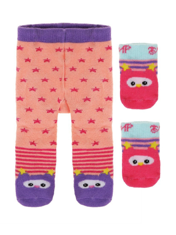 Набор “Совушка" колготки и носочки для куклы 43 см