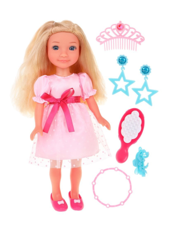 Кукла Мэгги интерактивная 35см "Нежное прикосновение" роз.