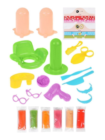 ДЕФЕКТ УПАКОВКИ Набор для лепки"Парикмахерская"