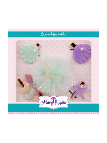 Набор зажимов "Русалка" 6шт