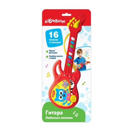 Гитара Любимые песенки (красная)