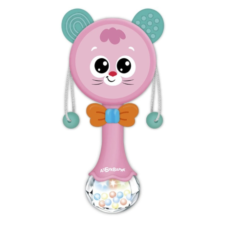 Муз. игрушка Зверята-барабанчики Мышонок