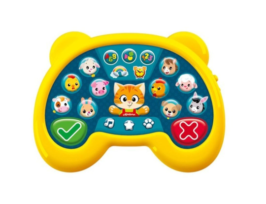 Муз. игрушка Игровая приставка малыша Котик Всезнайка