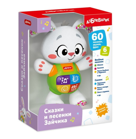 Муз. игрушка Сказки и песенки Зайчика