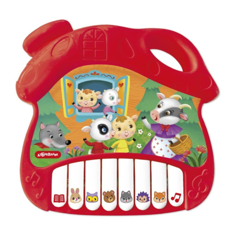 Пианино Волк и семеро козлят Домик Сказочка