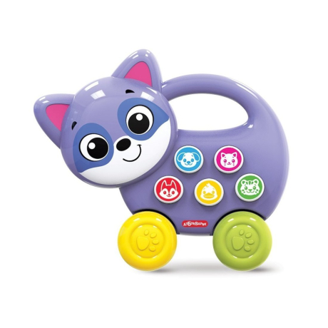 Муз. игрушка Енотик Зверята-каталочки