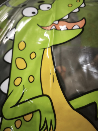 ДЕФЕКТ ИЗДЕЛИЯ Зонт детский Динозаврик, 46см.