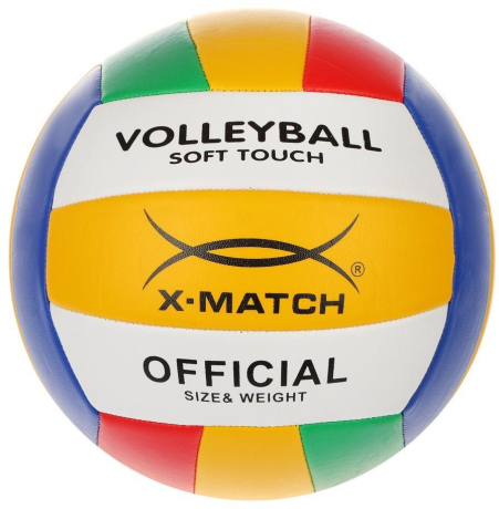 Мяч волейбольный X-Match 2 мм. PVC, 260 г., размер 5