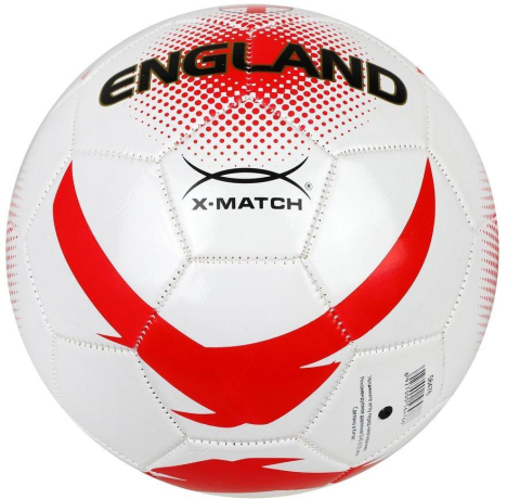 Мяч футбольный X-Match, 1 слой PVC, размер 5 (D 22 см), Англия