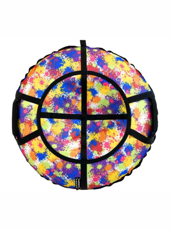 Тюбинг X-Match Люкс Pro S Кляксы 90см