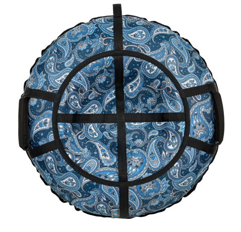 Тюбинг SnowDream Glamour S Пейсли синие 90 см