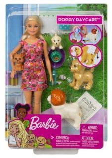 Кукла Barbie и щенки