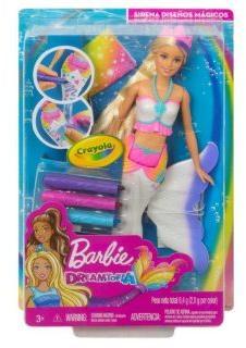 Кукла Barbie Цветная русалочка