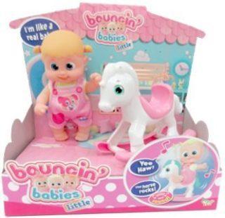 Кукла Bouncin' Babies Бони 16 см с лошадкой-качалкой