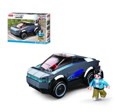 Конструктор Электромобиль, 136 дет