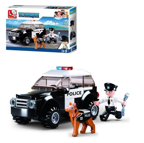Конструктор Полиция Патрулирование города, 78 дет
