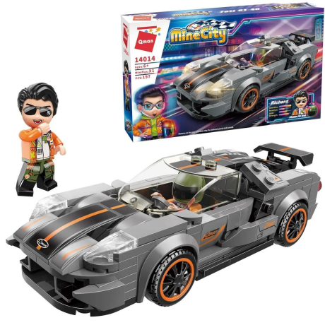 Конструктор Гоночная машина, 197 дет