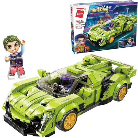 Конструктор Гоночная машина, 292 дет