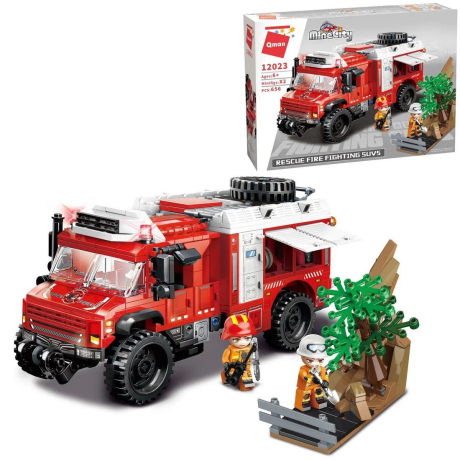 Конструктор Пожарная машина: Разбор завала, 656 дет