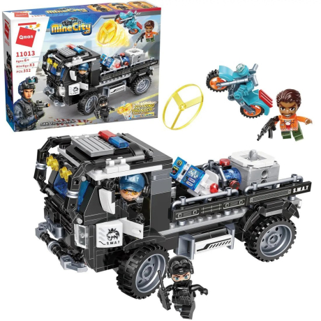 Конструктор Полицейская машина спецназначения, 352 дет