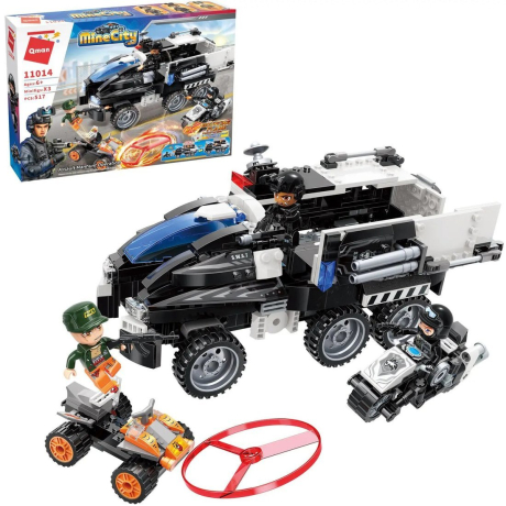 Конструктор Полицейская боевая машинка отражает атаку, 517 дет