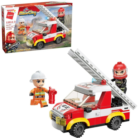 Конструктор Пожарная машина, 101 дет