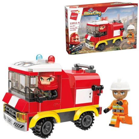 Конструктор Пожарная машина, 108 дет