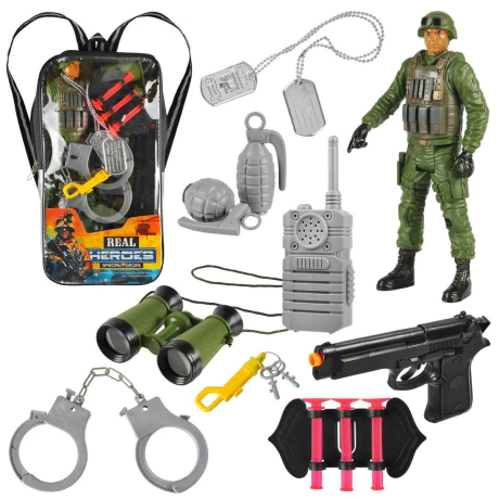 Игровой набор Военный в рюкзачке