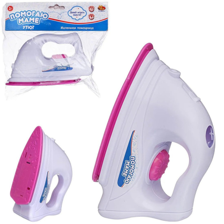 Утюг, световые и звуковые эффекты, на батарейках