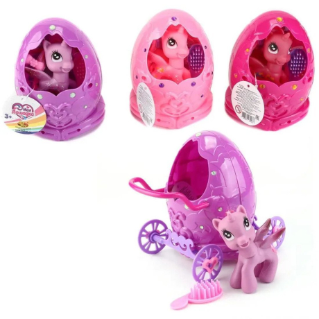 Пони с каретой-домиком, с аксессуарами, в ассорт.