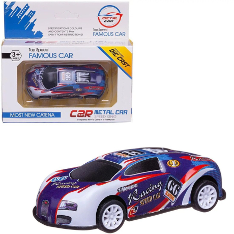 Машинка металл., ин. Гоночная 66