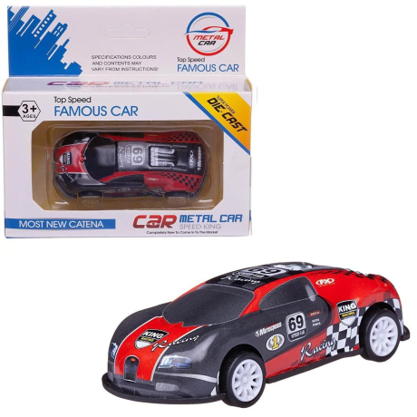 Машинка металл., ин. Гоночная 69