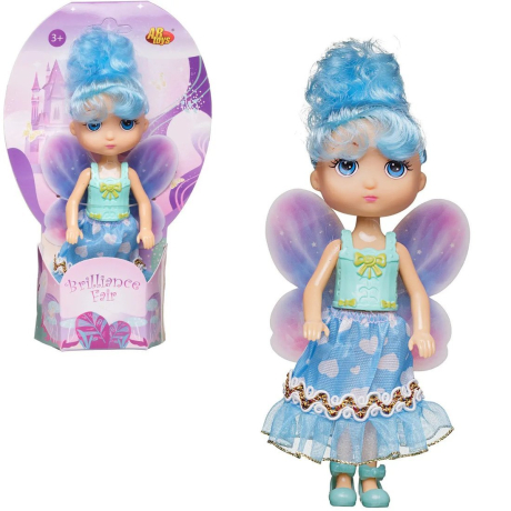 Кукла Феечка 16, 5 см в голубом платье